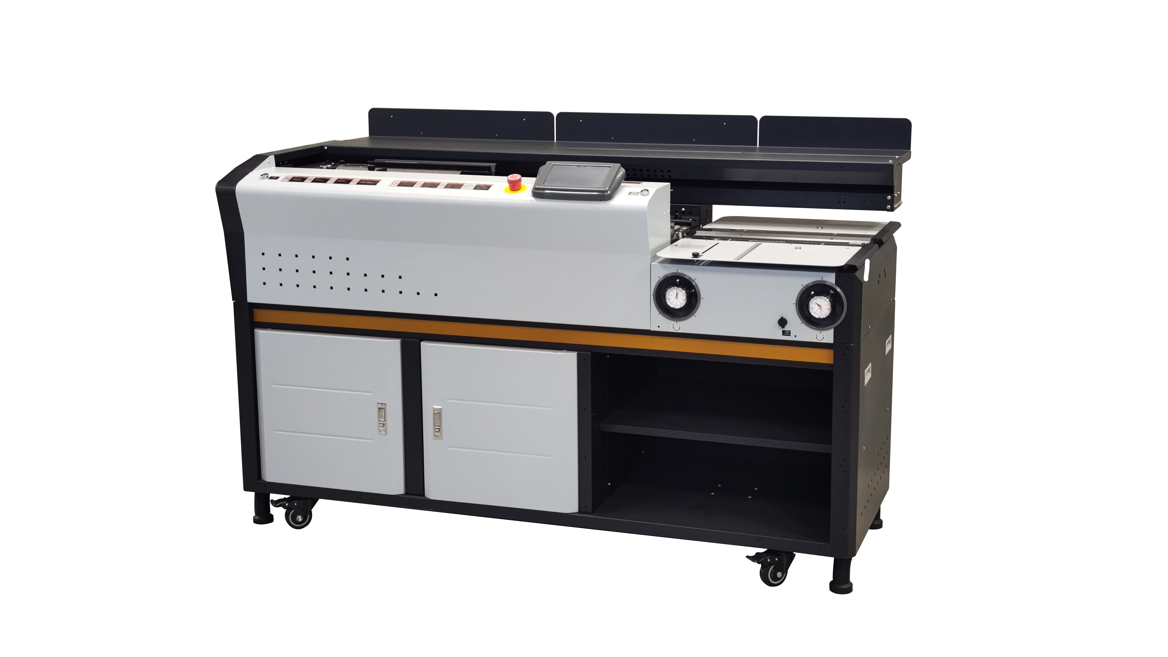 HS-S80双胶辊变频高速胶装机